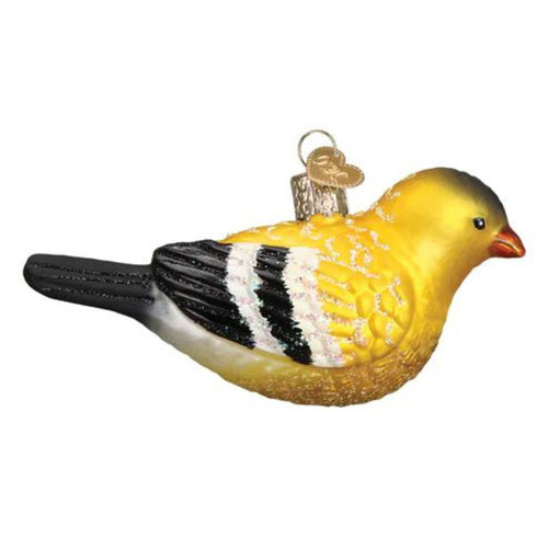 Old World Christmas American Goldfinch. - - SBKGifts.com