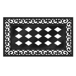 Home & Garden Scroll Black Sassafras Mat Tray Fleur Decorative Mat Frame 43Bm003 (33200)
