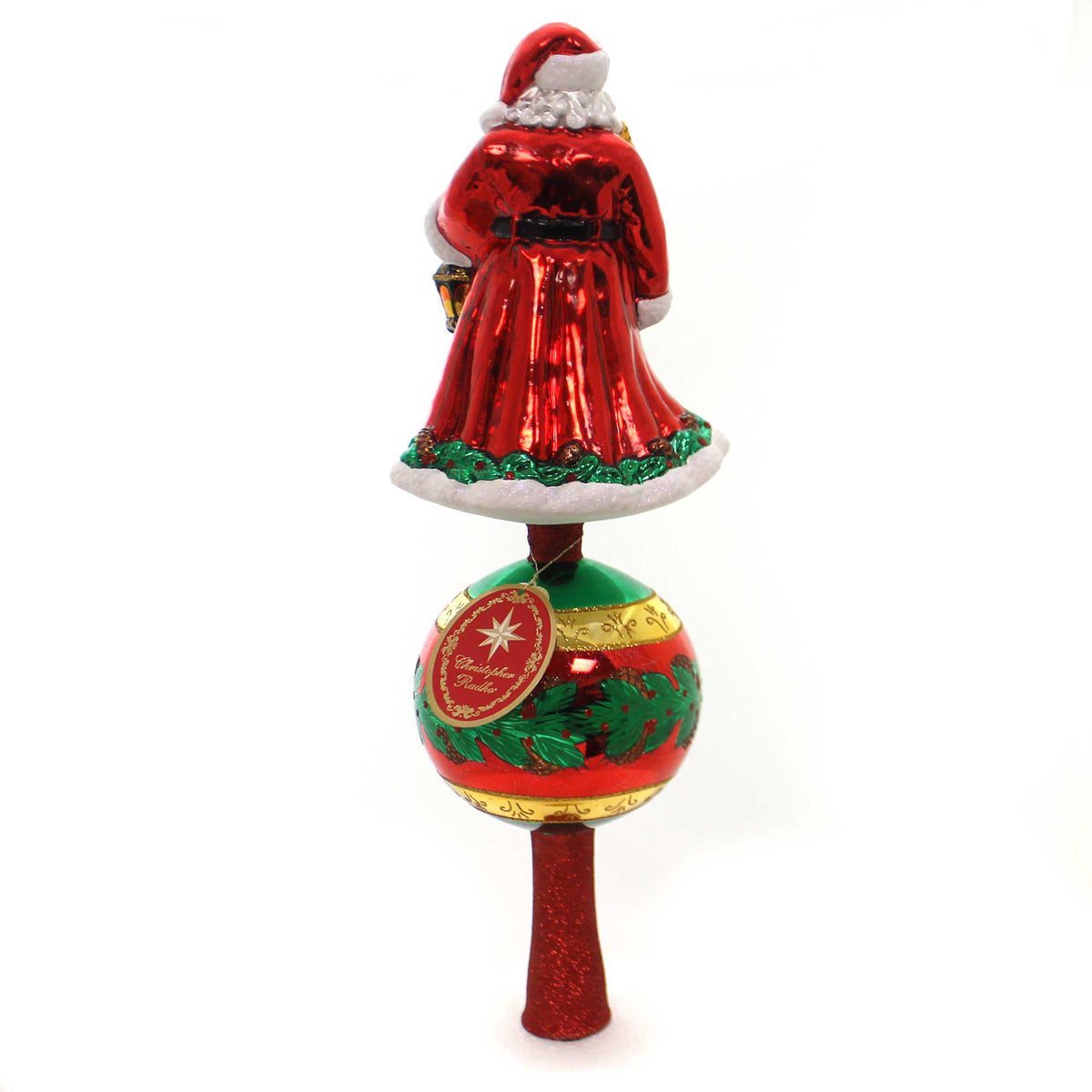 Christopher Radko Father Christmas Finial - - SBKGifts.com