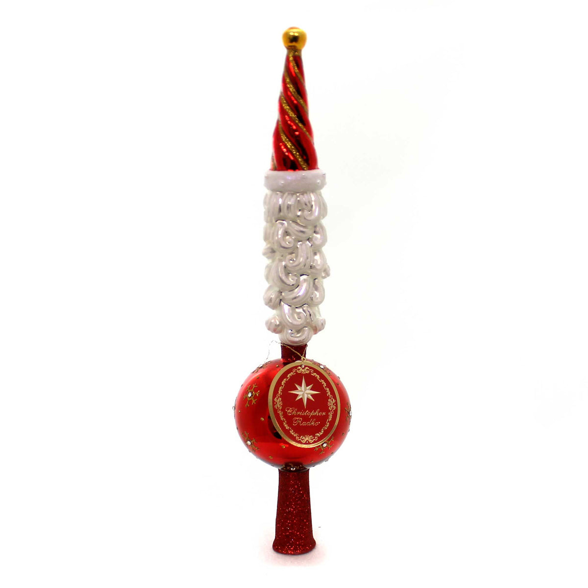 Christopher Radko Time For A Trim Finial - - SBKGifts.com