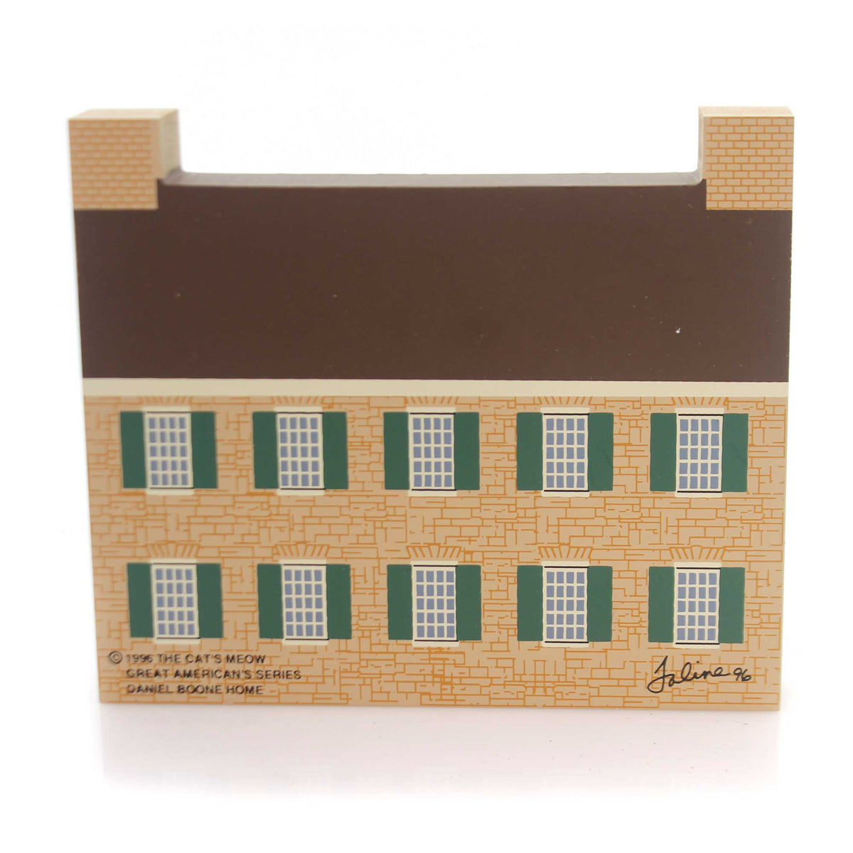 Cat's Meow Village Daniel Boone Home - - SBKGifts.com