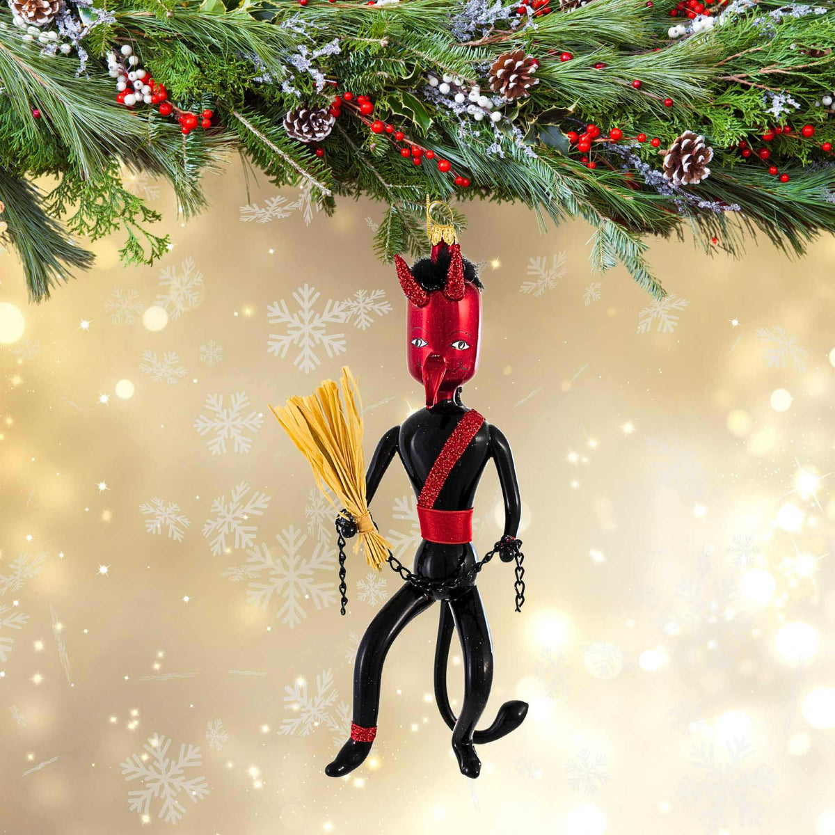 De Carlini Italian Ornaments Krampus - - SBKGifts.com