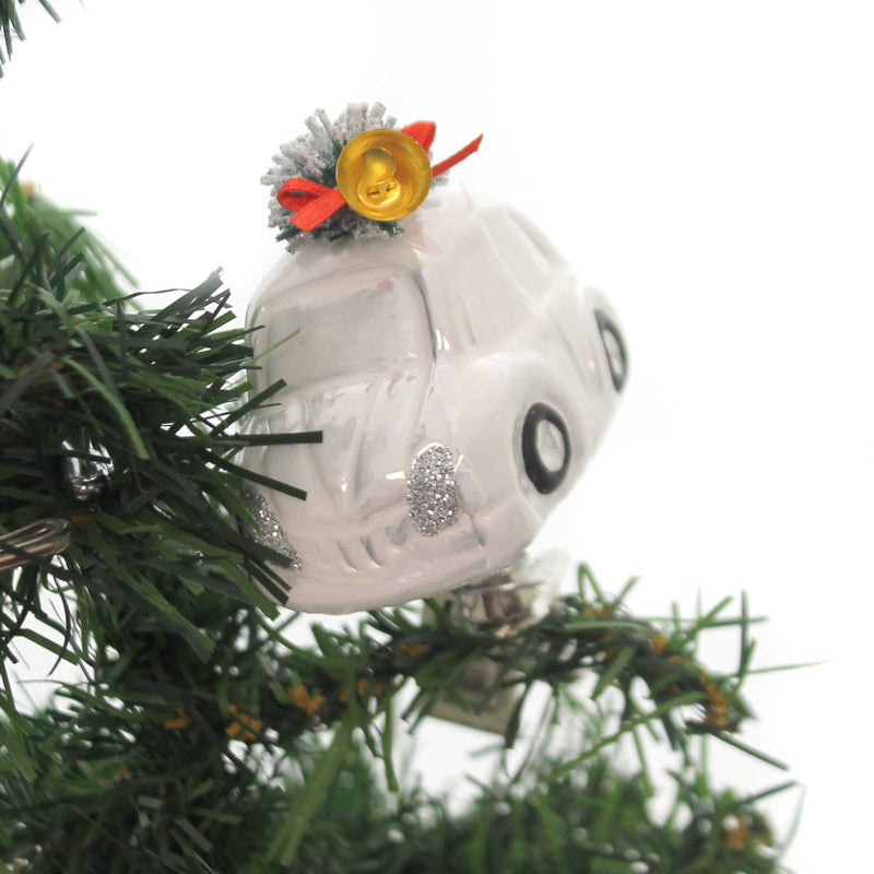 Inge Glas Holiday Pick-Up Vehicle White - - SBKGifts.com