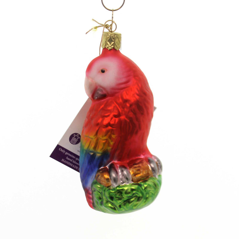 Topical Beauty Bird - 4.5 Inch, Glass - Germany Red 102217 (33368)