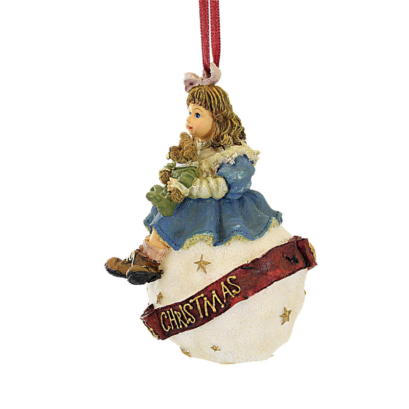 Boyds Bears Resin Amy & Sam Babys First Christmas - - SBKGifts.com