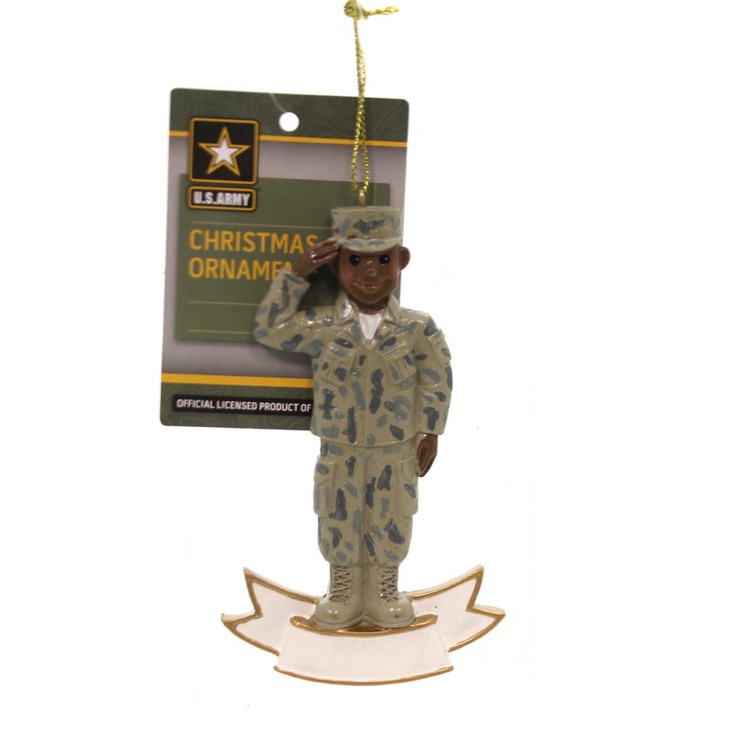 Holiday Ornaments Black Army Ornament Polyresin Official Army Am2162 (33638)
