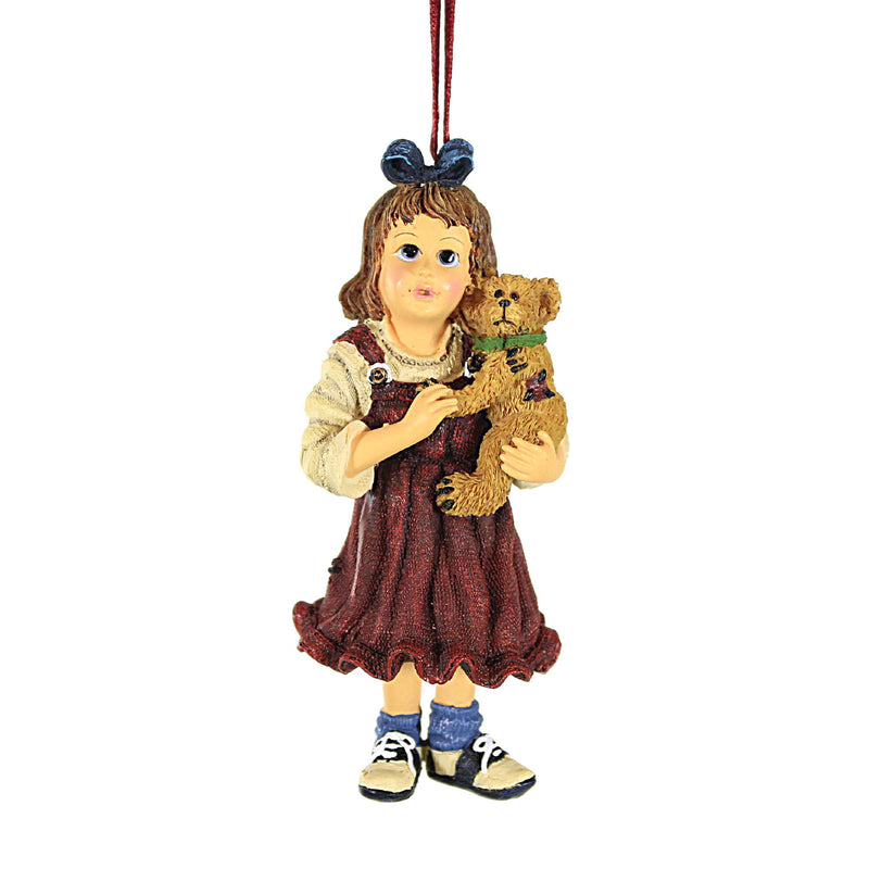 Boyds Bears Resin Samantha W/ Conner...Best Friend - 1 Ornament 4 Inch, Resin - Christmas Dollstone Ornament 25861 (3365)
