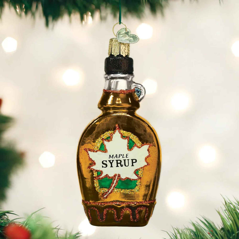 Old World Christmas Maple Syrup - - SBKGifts.com
