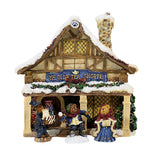 Boyds Bears Resin Dickens Tea Shoppe Set/4 - One Building 7 Inch, Resin - Christmas 24806 (3373)