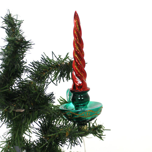 Holiday Ornaments Clip On Candle - - SBKGifts.com