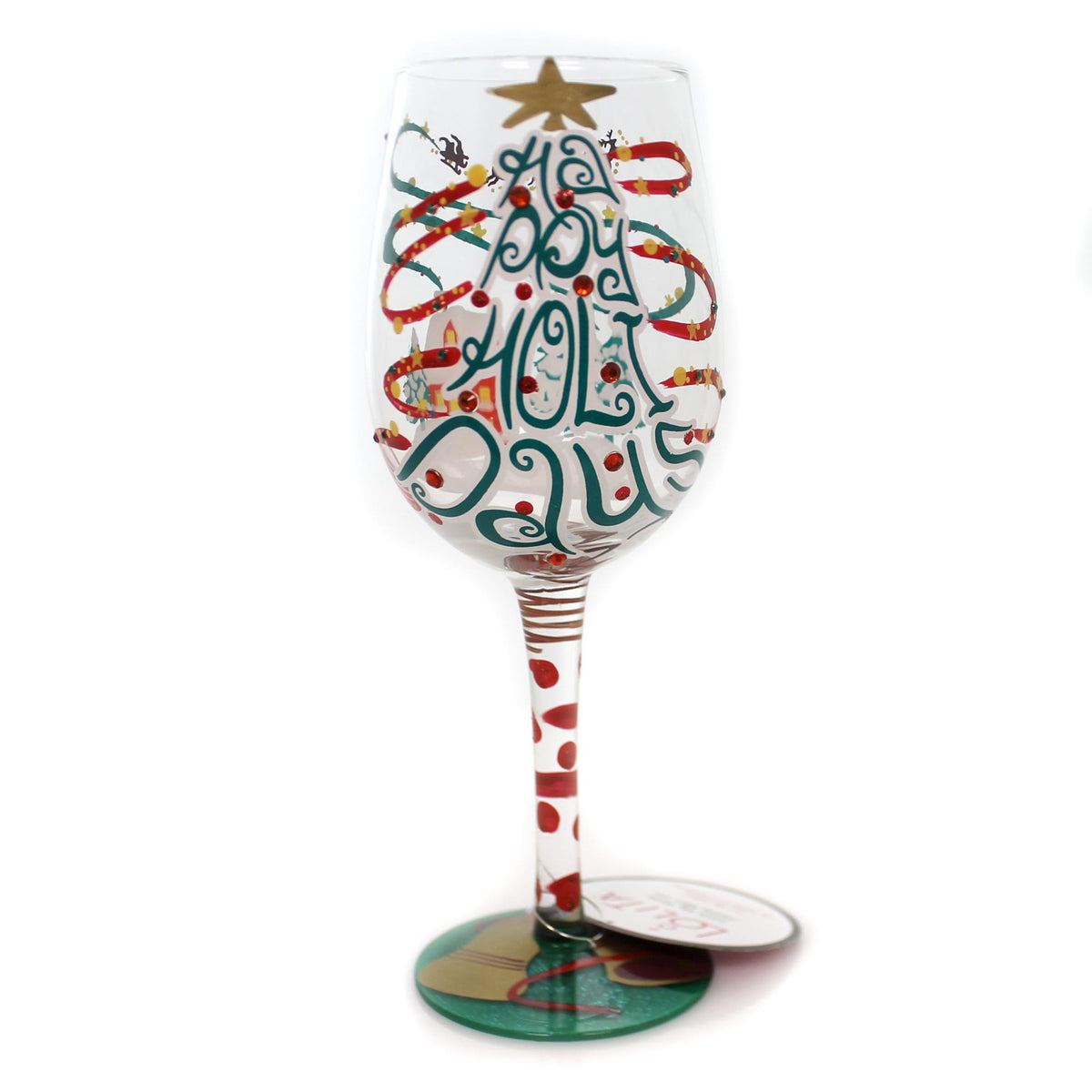 Tabletop I'll Be Home Wine Glass - - SBKGifts.com