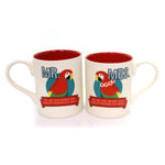 Tabletop Mr & Mrs Parrothead Mug Set Ceramic Margaritaville Parrot 6000144 (33946)