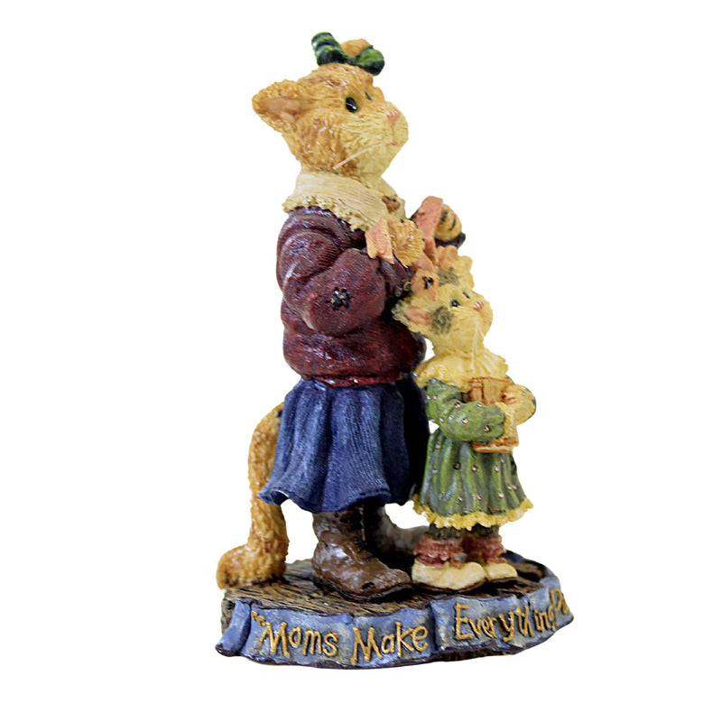 Boyds Bears Resin Momma Purrsley & Claudia - - SBKGifts.com