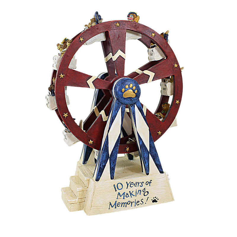 Boyds Bears Resin Friends Of Boyds Ferris Wheel - 1 Music Box 8.5 Inch, Resin - Limited Edition Bearstone 200685 (3428)