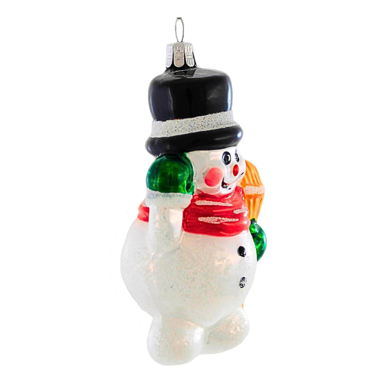 Golden Bell Collection Snowman With Broom - - SBKGifts.com