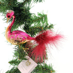 Golden Bell Collection Merlot Swan With Gold Glass Clip-On Ornament Bird Br458 (34518)