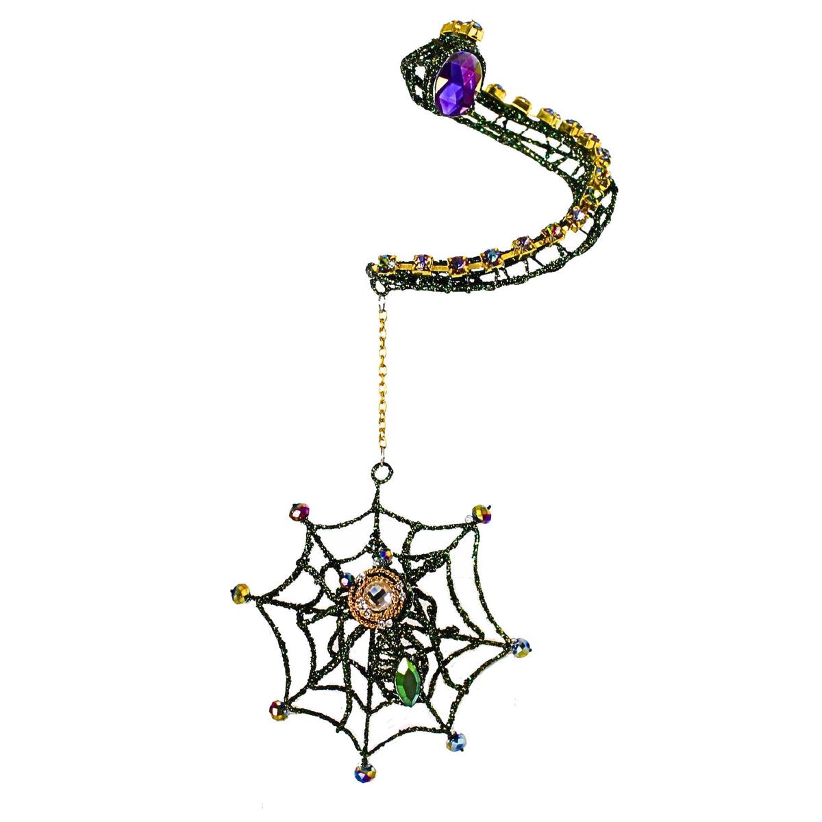 (34643) Spider Web Bottle Charm