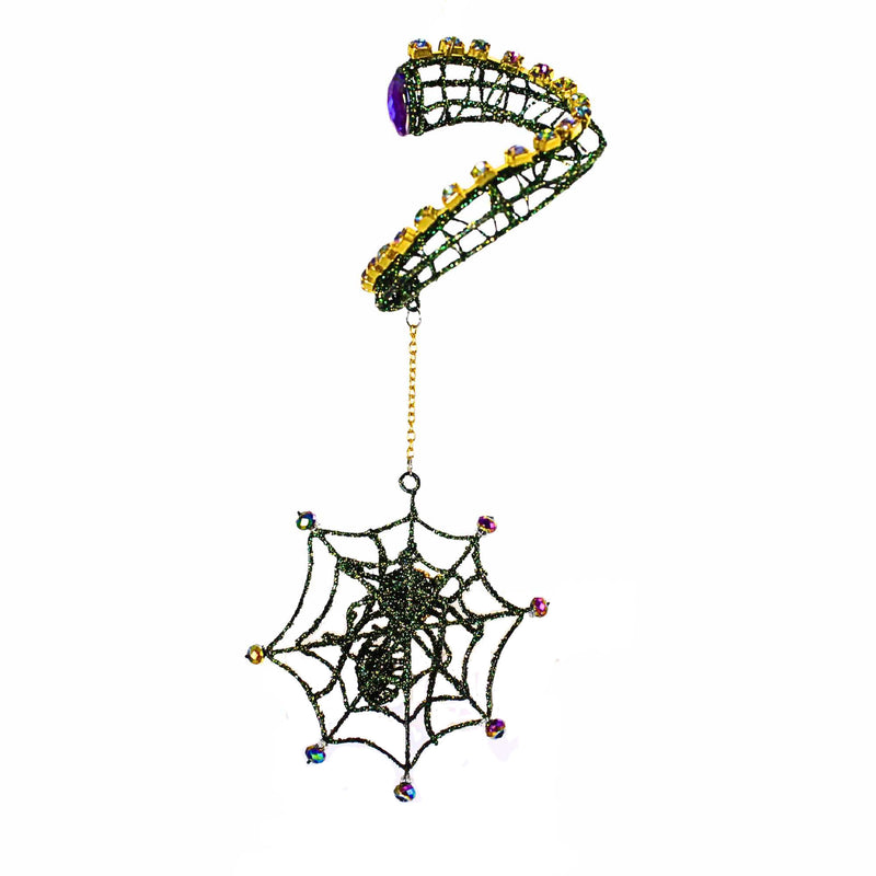 Halloween Spider Web Bottle Charm - - SBKGifts.com