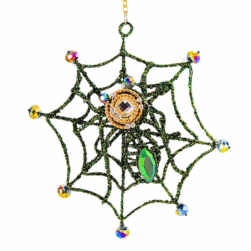 Halloween Spider Web Bottle Charm - - SBKGifts.com