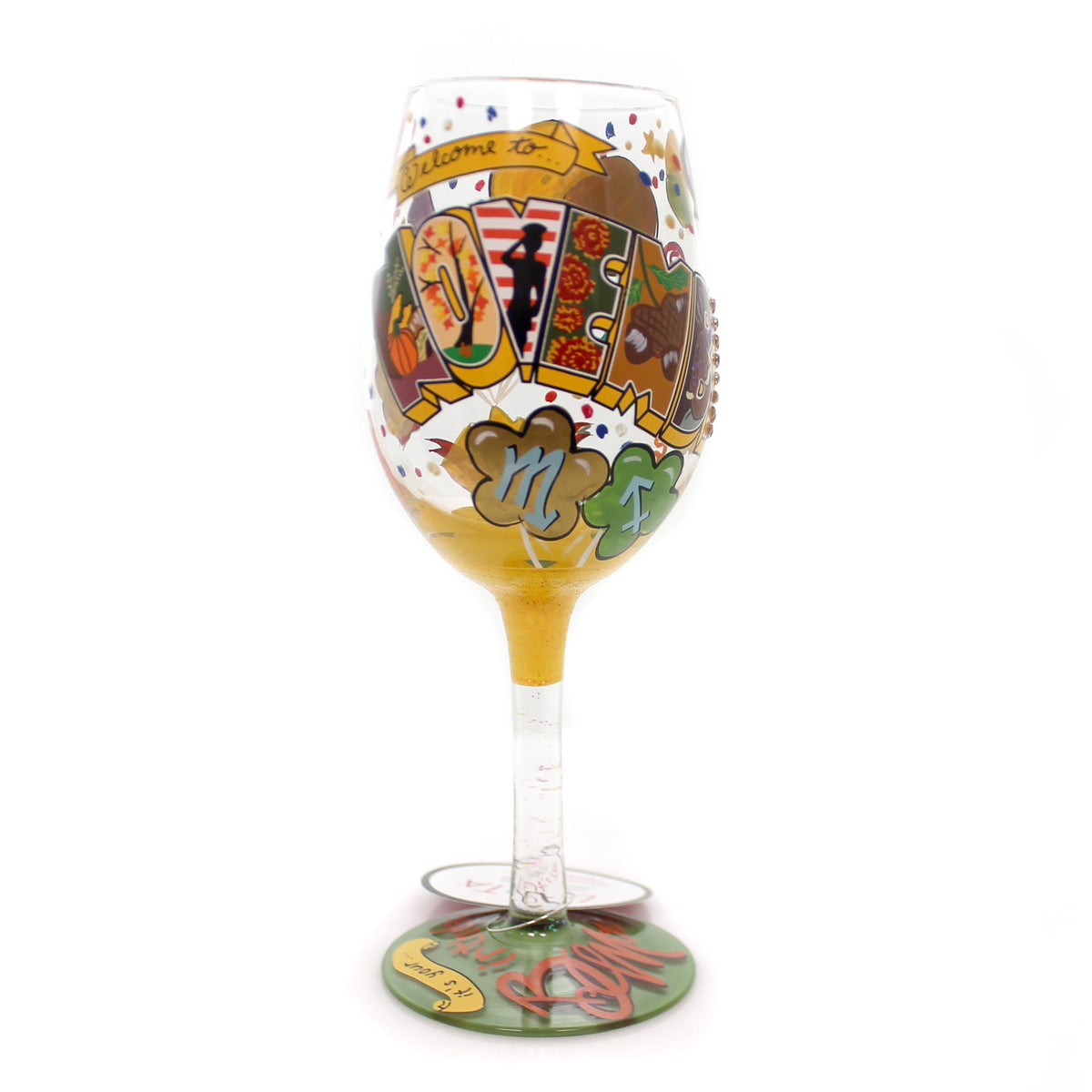 34646 November Birthday Wine Glass 4058071