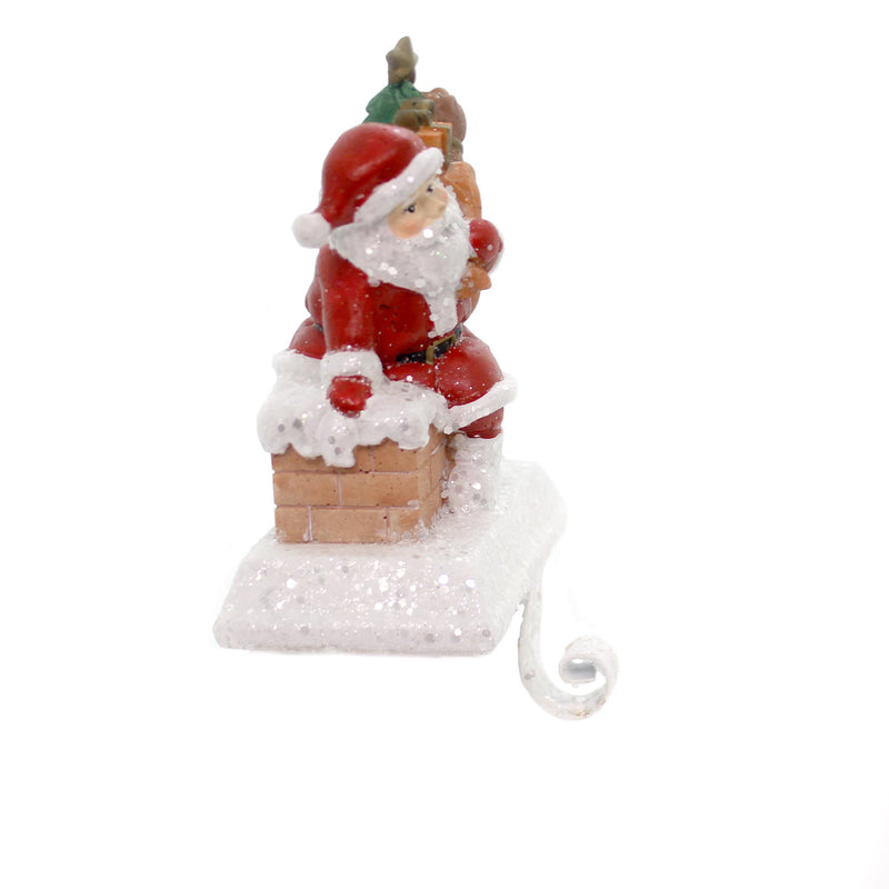Christmas Santa W/ Gifts Stocking Holder - - SBKGifts.com