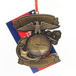 Holiday Ornaments Semper Fidelis Ornament Military Patriotic Marine Mc9142 (34708)