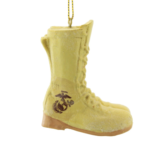 Holiday Ornament Marine Corp Boots - - SBKGifts.com