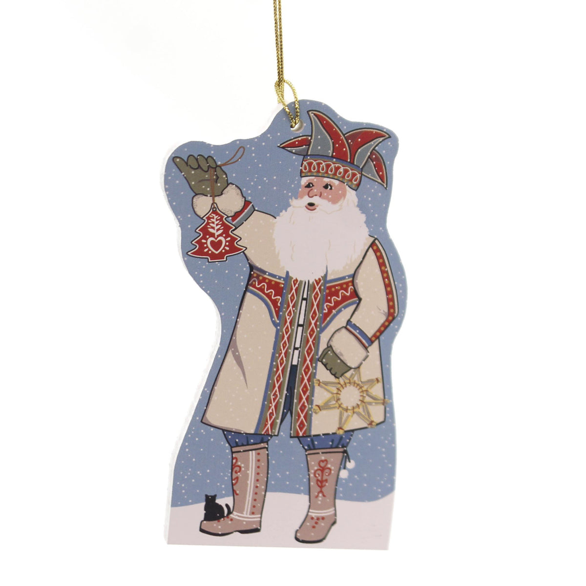 (34795) Nordic Santa Ornament