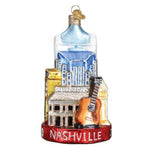Old World Christmas Nashville - One Glass Ornament 4.75 Inch, Glass - Music City Grand Ole Opry 20097 (34834)