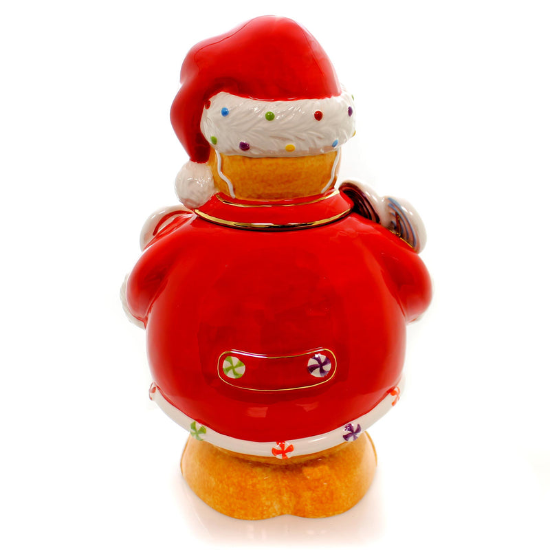 Christopher Radko Ginger Sweet Claus Cookie Jar - - SBKGifts.com