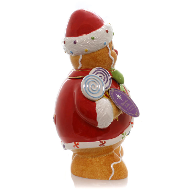 Christopher Radko Ginger Sweet Claus Cookie Jar - - SBKGifts.com