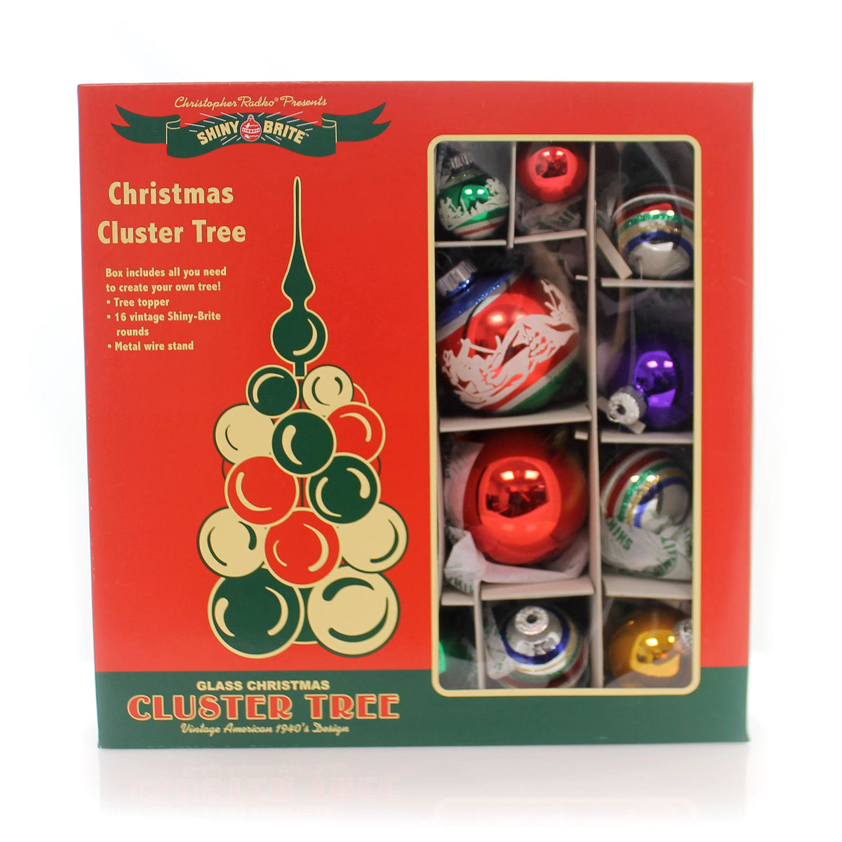 Christopher Radko Mini Cluster Tree Set/17 - - SBKGifts.com