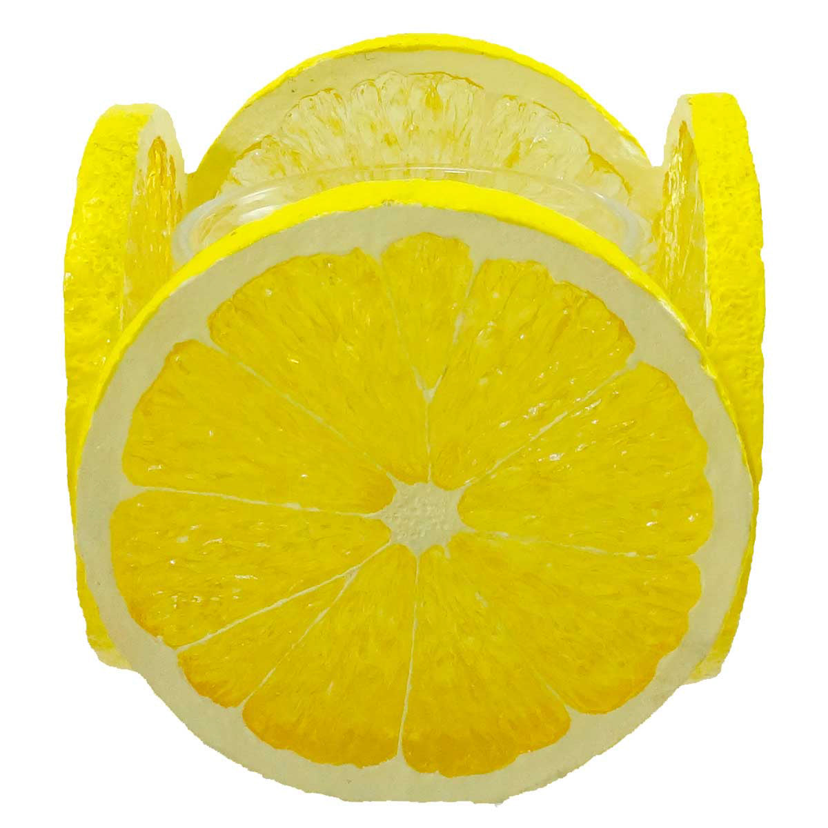 (3553) Lemon Yellow Votive Holder