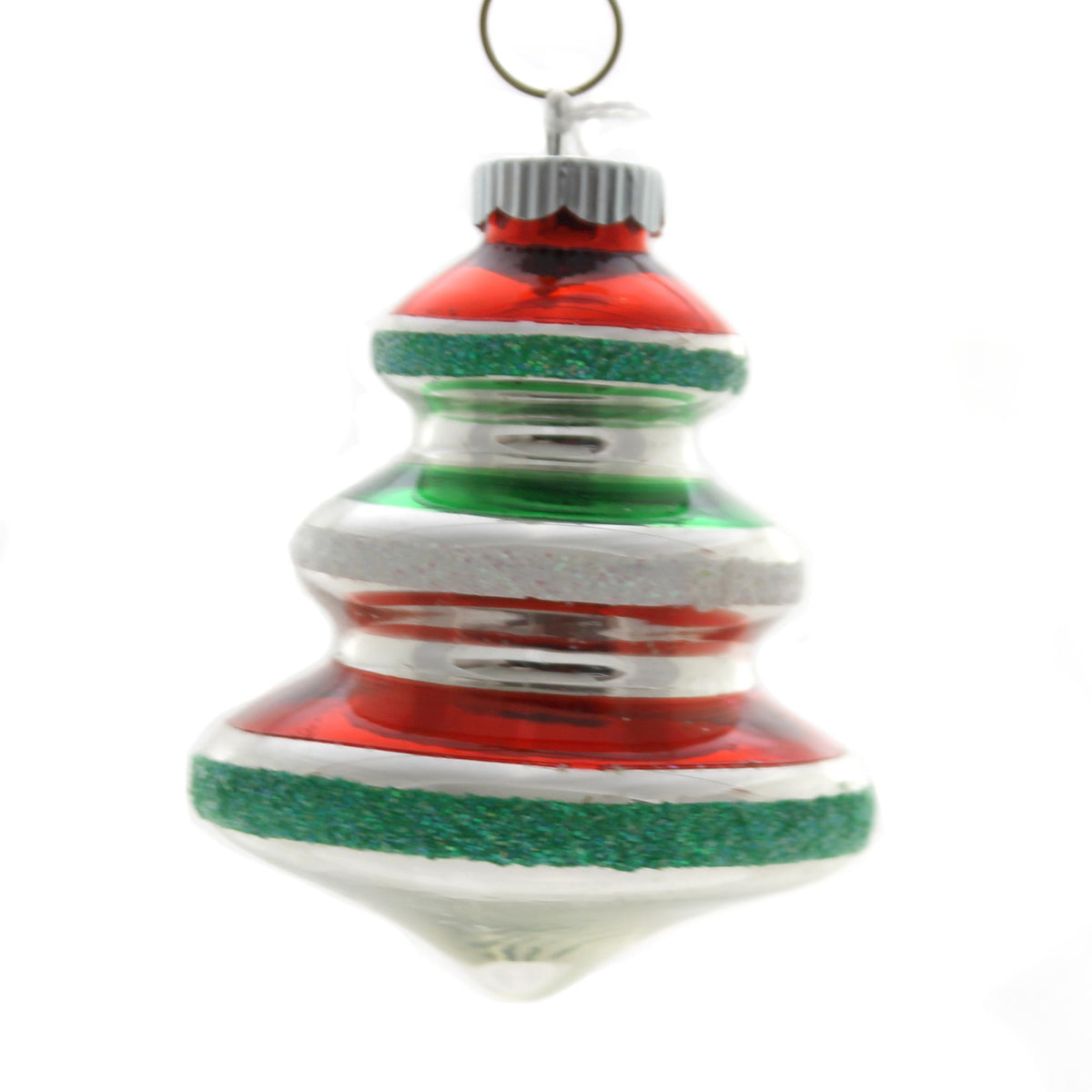 (35637) Silver Red & Green Tree