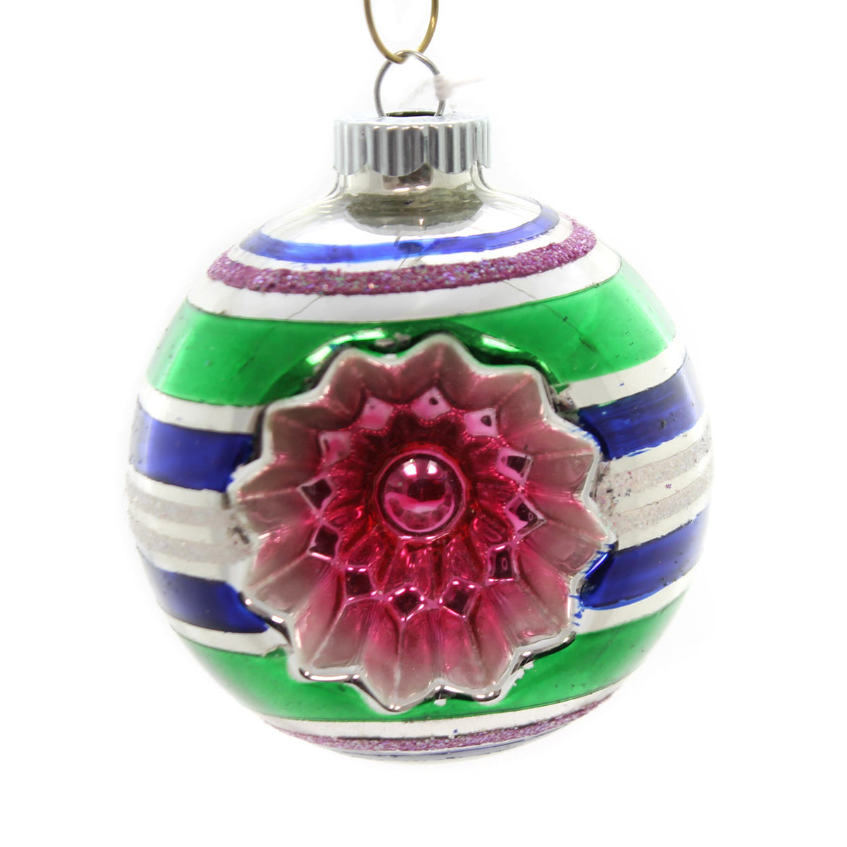 (35638) Blue Green & Silver Reflector