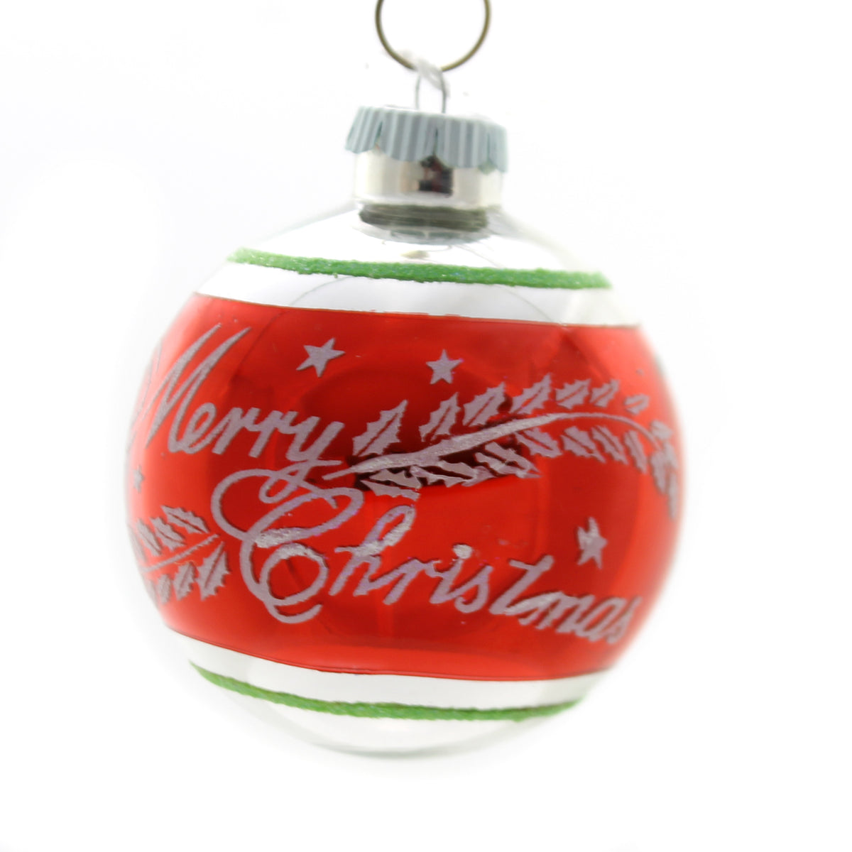 (35769) Merry Christmas Stenciled Ball