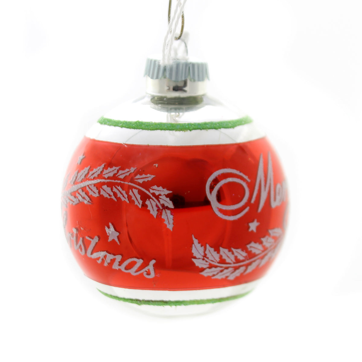 Christopher Radko Merry Christmas Stenciled Ball - - SBKGifts.com