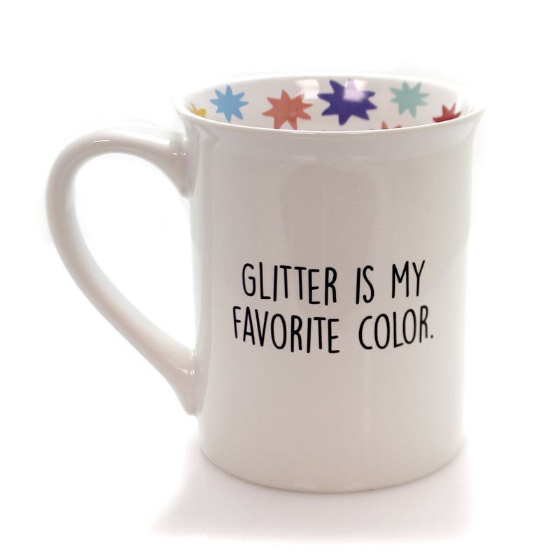 Tabletop Celebrate Glitter Mug - - SBKGifts.com