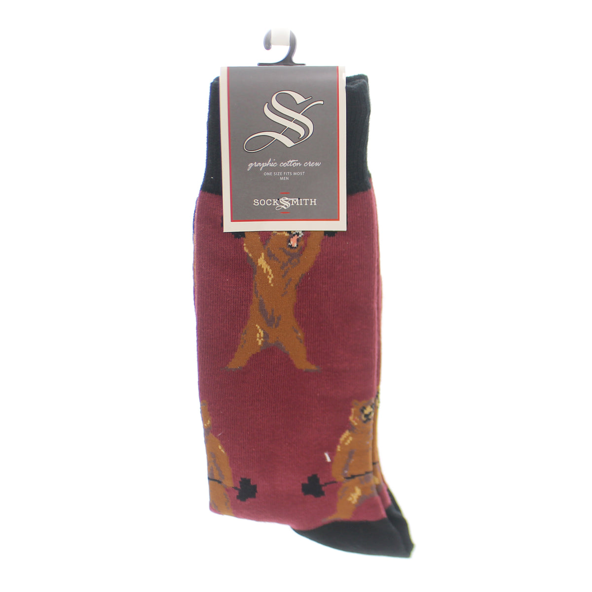Novelty Socks Bearbell Wine - - SBKGifts.com