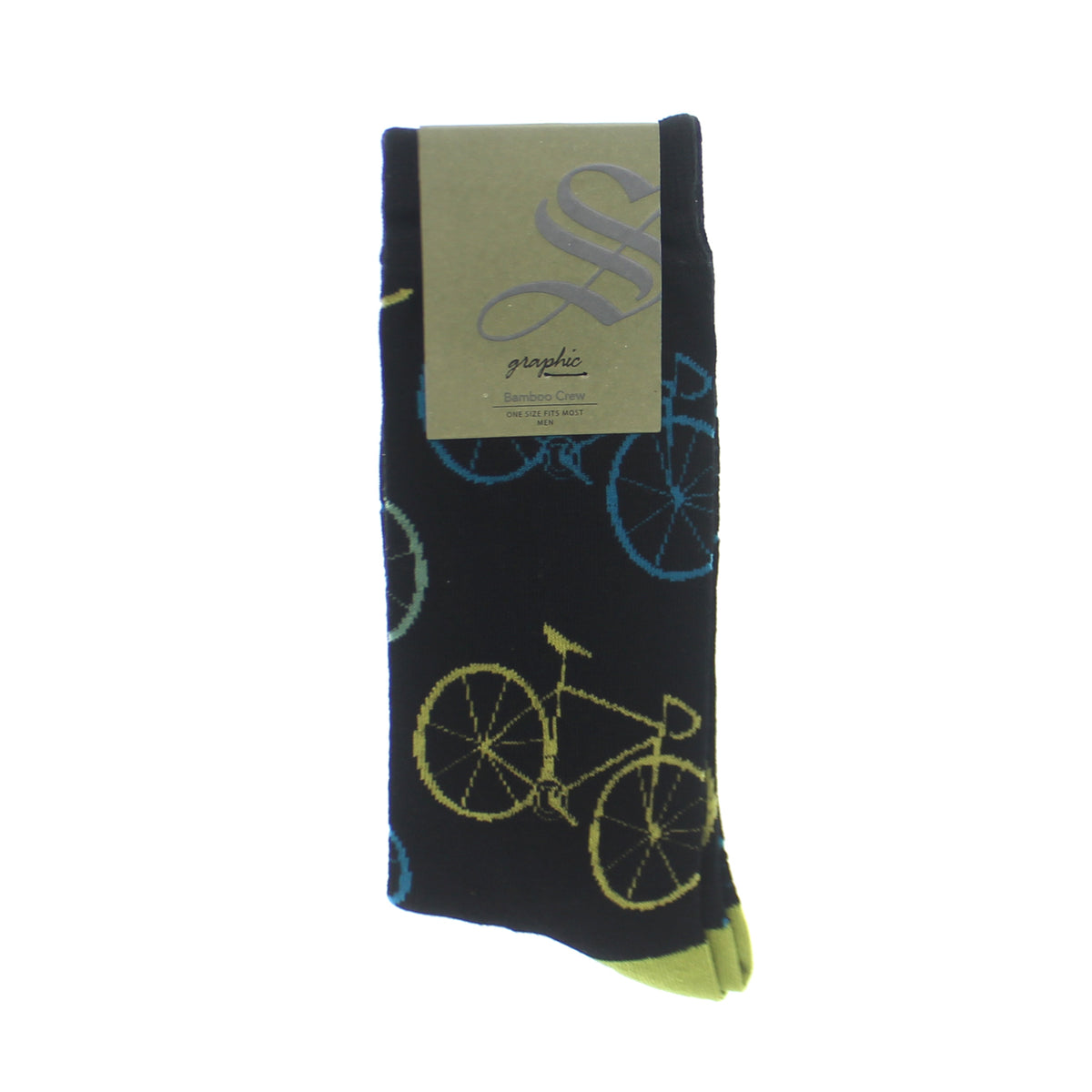 Novelty Socks Fixie Black - - SBKGifts.com