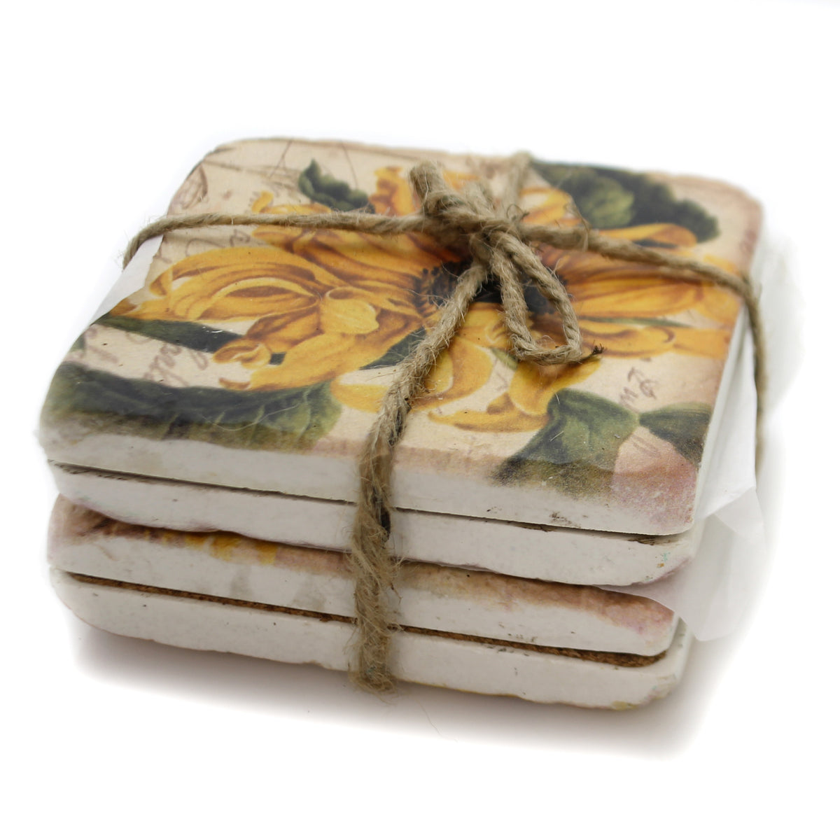 Home & Garden Sunflower Coaster Set - - SBKGifts.com