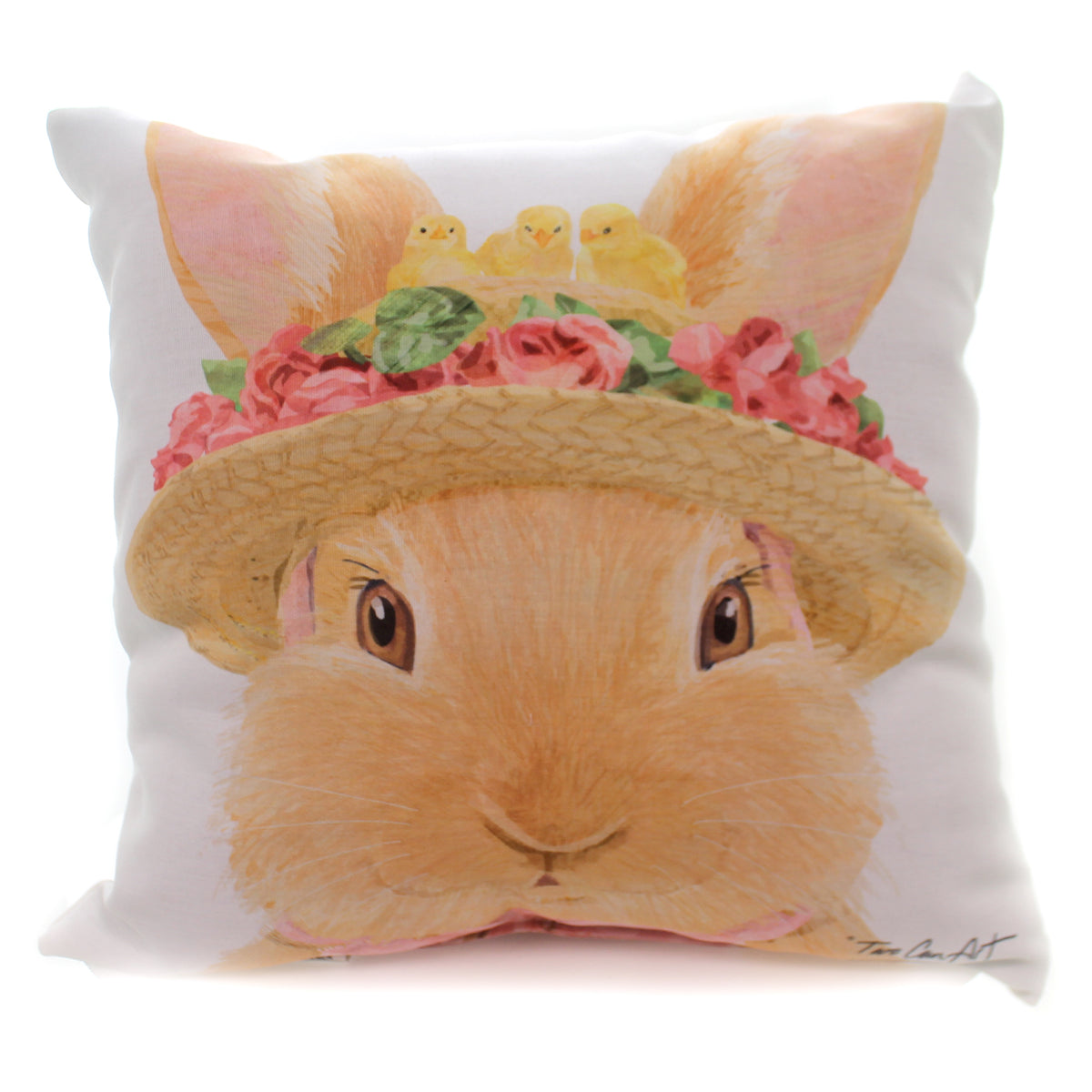 Home & Garden Bunny Garden Pillow - - SBKGifts.com