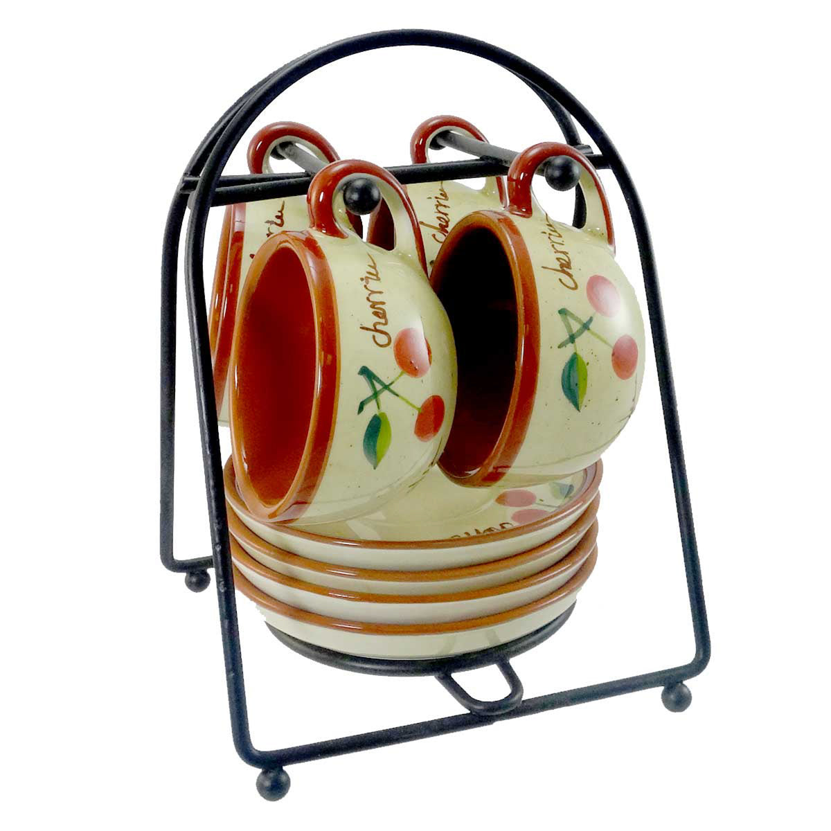 Boyds Bears Cherries Jubilee Cup & Saucer - - SBKGifts.com