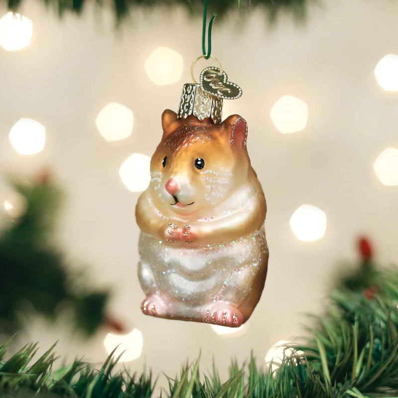 Old World Christmas Hamster - - SBKGifts.com