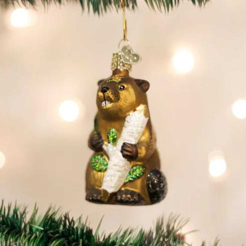 Old World Christmas Eager Beaver - - SBKGifts.com