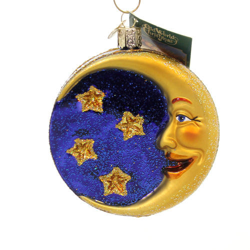 Old World Christmas Owl In Moon - - SBKGifts.com