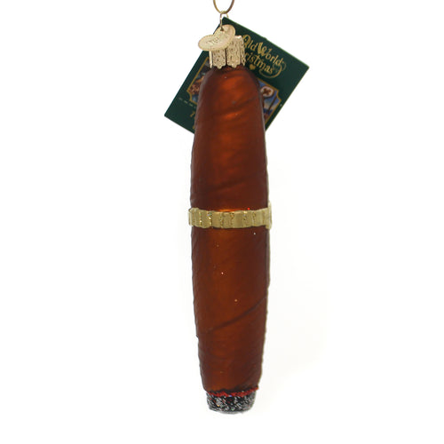 Old World Christmas Cigar - - SBKGifts.com