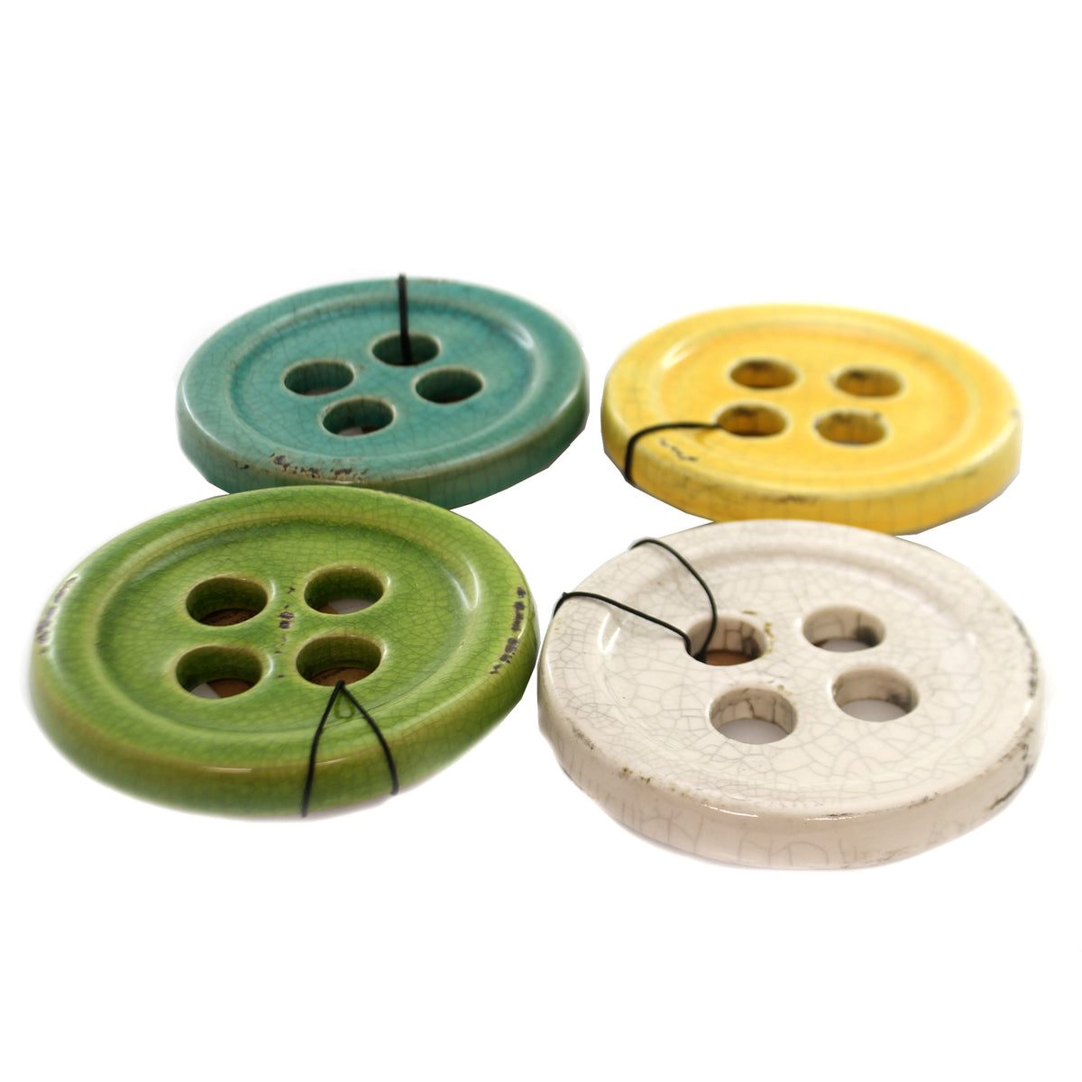 Home Decor Button Coasters - - SBKGifts.com