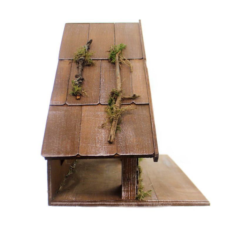 Marolin Wooden Stable W/ Gable Roof - - SBKGifts.com