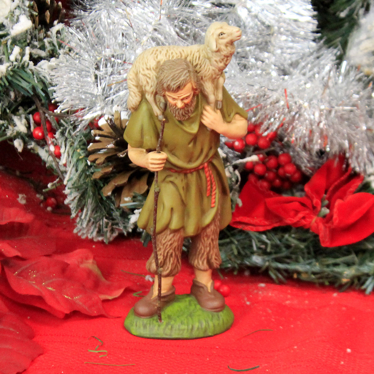 Marolin Shepherd W/ Sheep On Shoulders - - SBKGifts.com